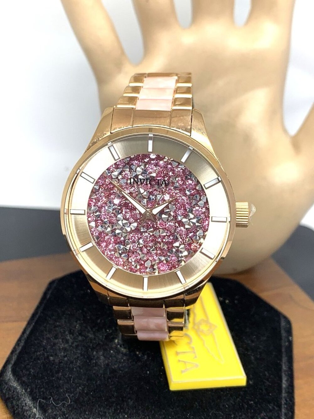 Invicta Women's Watch 24663 Angel Rose Gold Stainless Steel Quartz 40mm